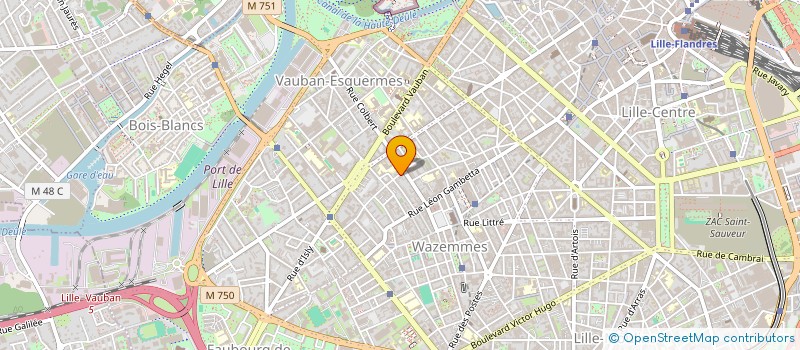 localisation de l'entreprise AGEMAK IMMOBILIER à LILLE