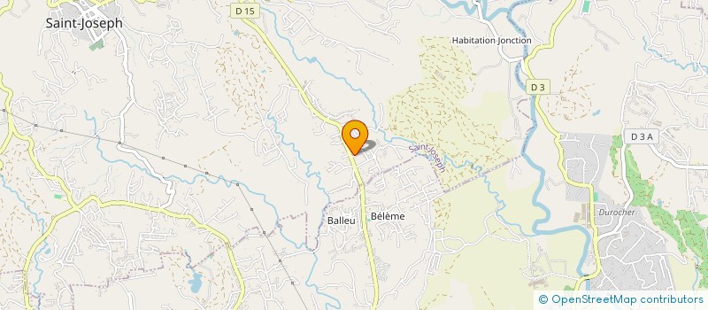 localisation de l'entreprise AGEMM RENT A CAR  SAINT-JOSEPH