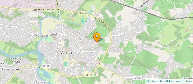 localisation de l'entreprise AGEMO à VERTOU