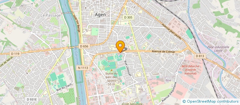 localisation de l'entreprise AGEMO  AGEN