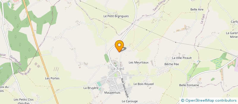 localisation de l'entreprise AGEMOS SOFTWARE à LE FŒIL