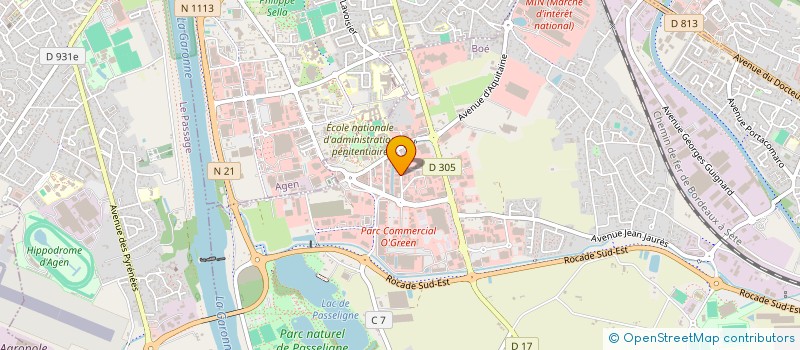 localisation de l'entreprise AGEN BUREAUTIQUE  BOE