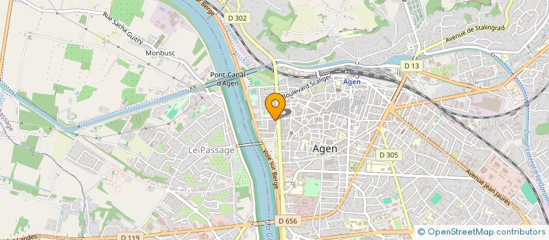 localisation de l'entreprise AGEN CYBER VIDEO  AGEN