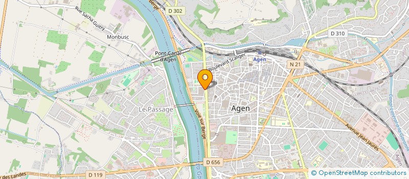 localisation de l'entreprise AGEN DISTRIBUTION à AGEN
