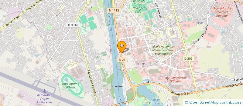 localisation de l'entreprise AGEN ESPACES EVENEMENTIELS  AGEN