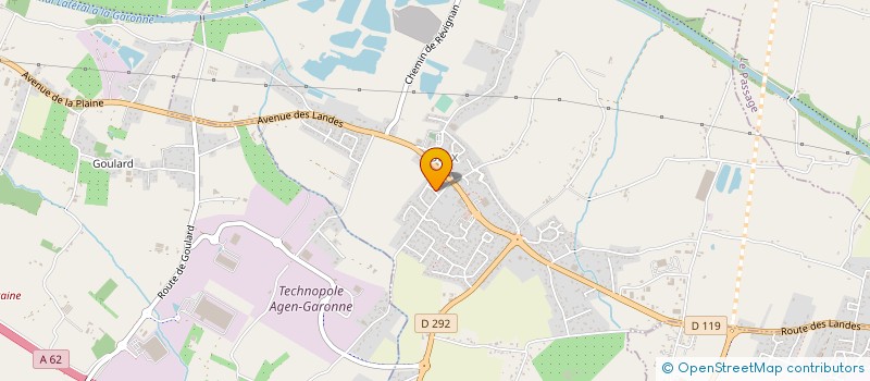 localisation de l'entreprise AGEN EXPRESS SARL à ROQUEFORT