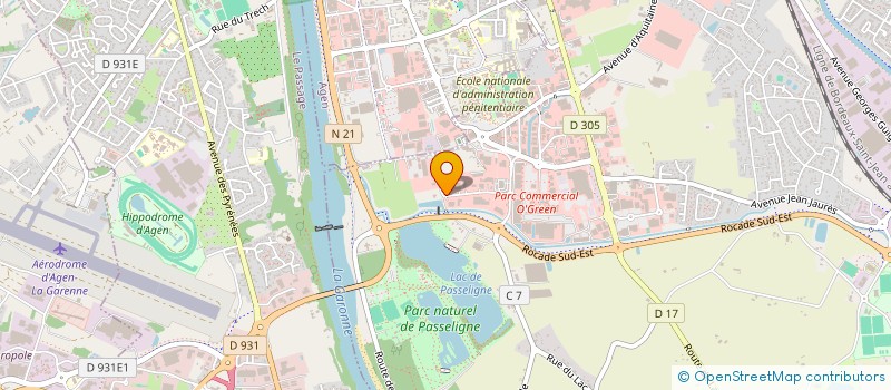 localisation de l'entreprise AGEN GARONNE MOTO  BOE