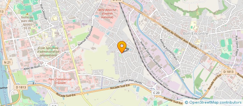 localisation de l'entreprise AGEN IMMO INVEST  BOE