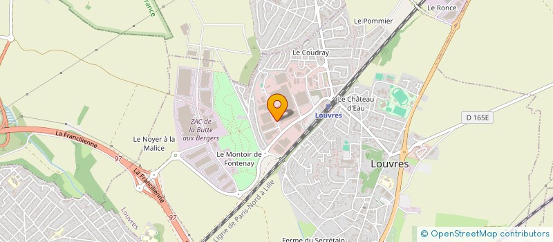 localisation de l'entreprise AGEN MAG  LOUVRES