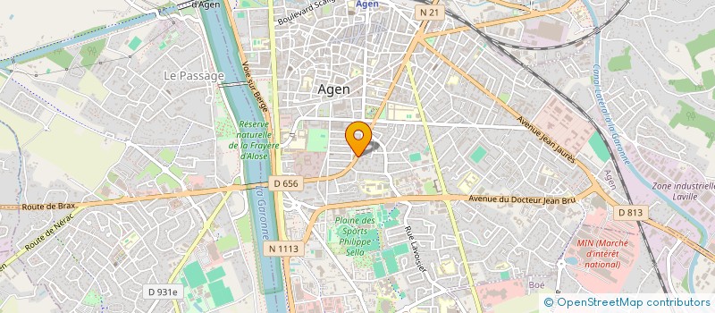 localisation de l'entreprise AGEN PIECES AUTO à AGEN