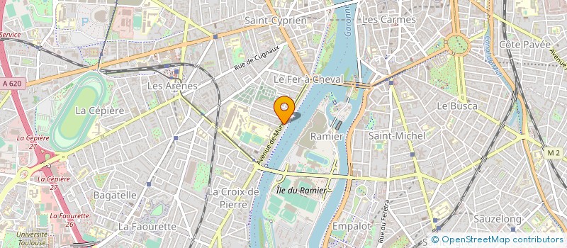 localisation de l'entreprise AGEN POSE ARMATURES à TOULOUSE