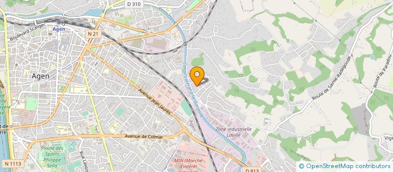 localisation de l'entreprise AGEN-SPORTS-DEVELOPPEMENT  BON-ENCONTRE