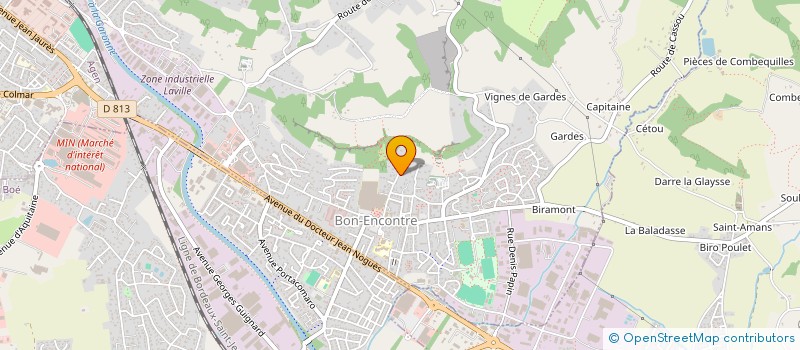 localisation de l'entreprise AGEN TAXI GENINATTI  BON-ENCONTRE