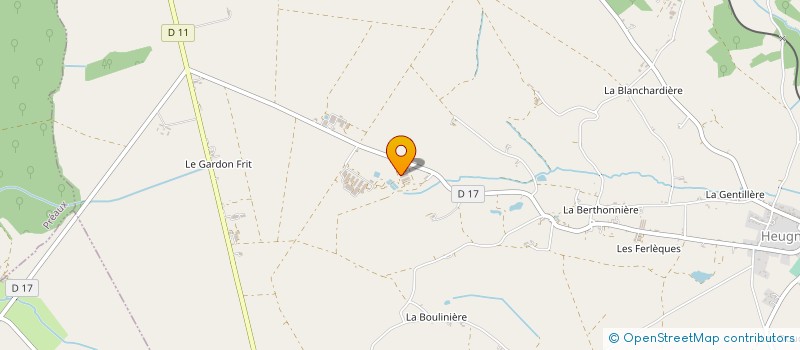 localisation de l'entreprise AGENA à HEUGNES