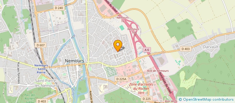 localisation de l'entreprise AGENA à NEMOURS