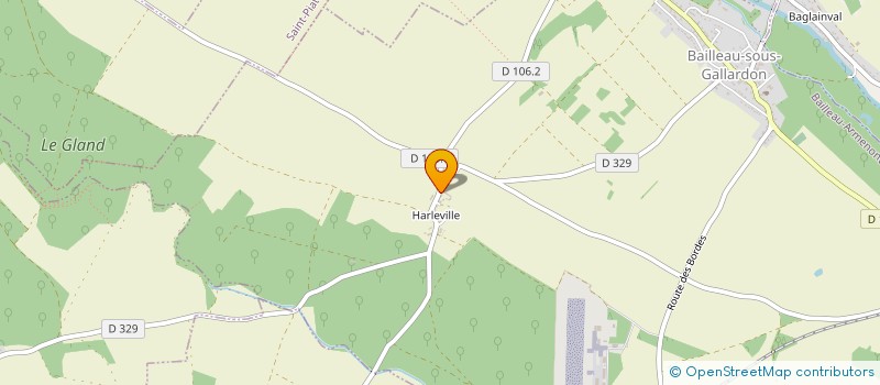 localisation de l'entreprise AGENA à BAILLEAU-ARMENONVILLE