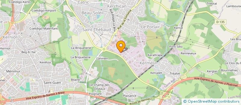 localisation de l'entreprise AGENA  SAINT-AVE