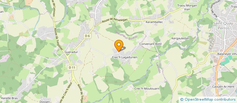 localisation de l'entreprise AGENA  PLEUMEUR-BODOU