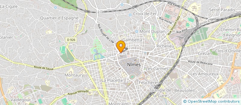 localisation de l'entreprise AGENA AGENCE à NIMES