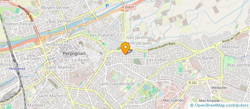 localisation de l'entreprise AGENA ARCHITECTURE  PERPIGNAN