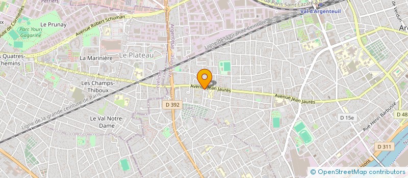 localisation de l'entreprise AGENA BAT  ARGENTEUIL