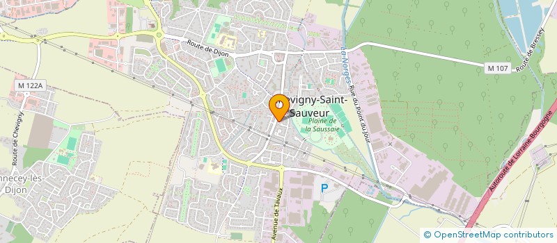 localisation de l'entreprise AGENA BOURGOGNE à CHEVIGNY-SAINT-SAUVEUR