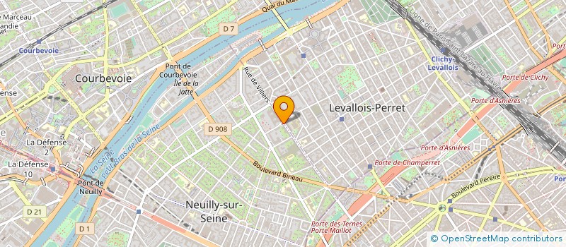 localisation de l'entreprise AGENA CONTAINERS à NEUILLY-SUR-SEINE