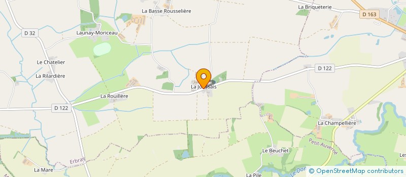 localisation de l'entreprise AGENAIS MICHEL TRAVAUX PUBLICS  ERBRAY