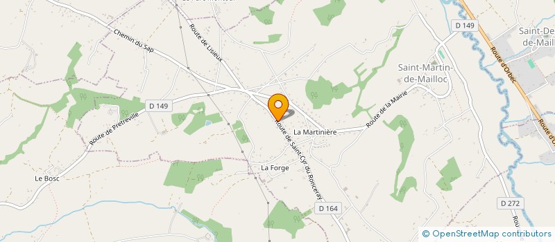 localisation de l'entreprise AGENC'MAG à SAINT-MARTIN-DE-MAILLOC
