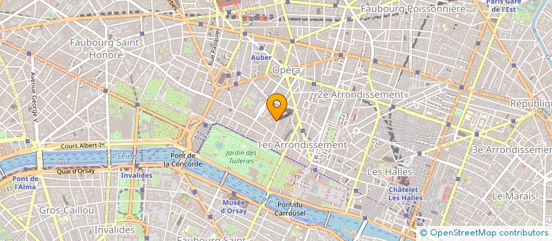localisation de l'entreprise AGENC MENUI DECORATION PARISIENNE à PARIS
