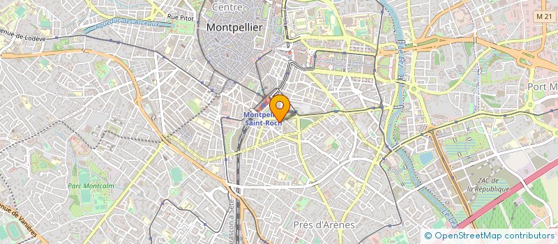 localisation de l'entreprise AGENC REGIO MEDIAT ENTREP CULT MEDIACULT à MONTPELLIER