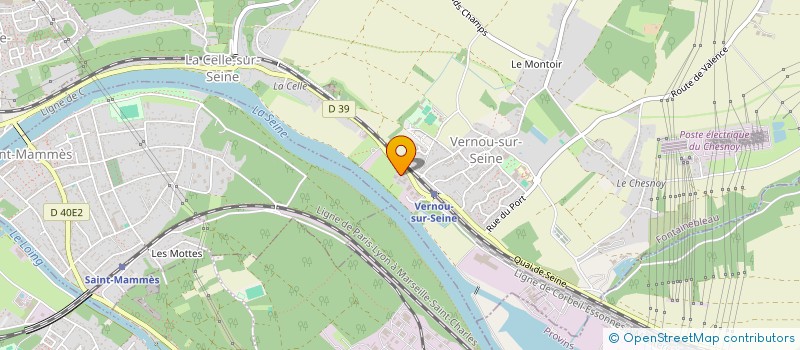 localisation de l'entreprise AGENCE 1 2 3 4  VERNOU-LA-CELLE-SUR-SEINE