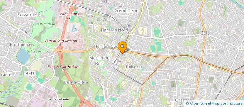 localisation de l'entreprise AGENCE 15 à NANTES