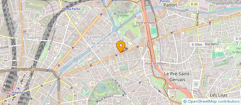 localisation de l'entreprise AGENCE 19  PARIS