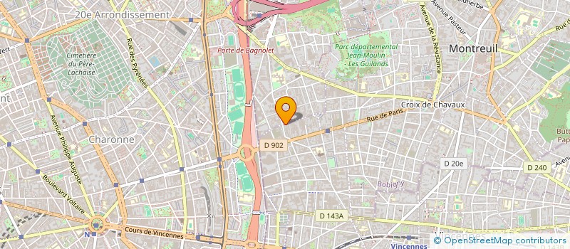 localisation de l'entreprise AGENCE 211 à MONTREUIL