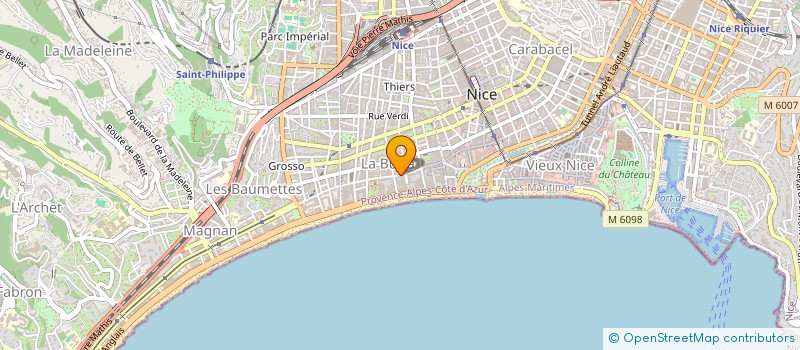 localisation de l'entreprise AGENCE 41  NICE