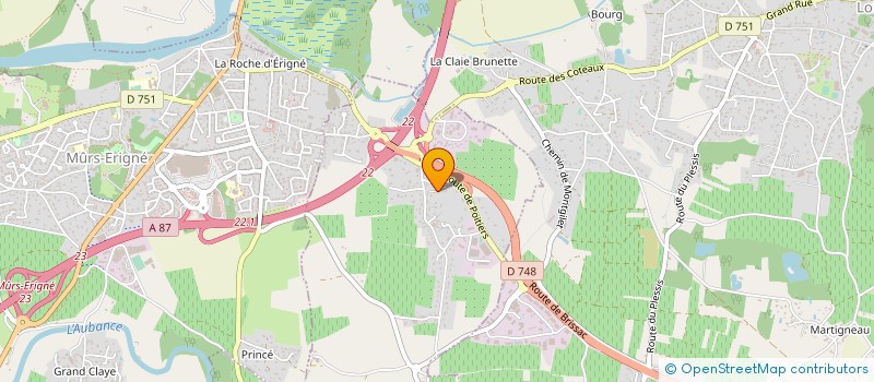 localisation de l'entreprise AGENCE 4BIS à SAINT-MELAINE-SUR-AUBANCE