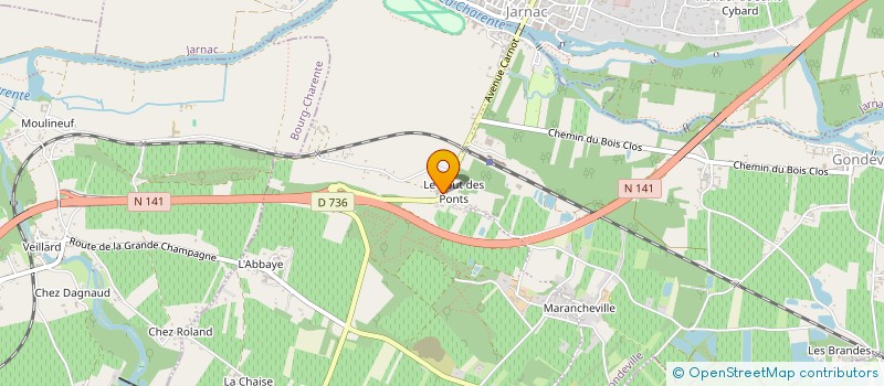 localisation de l'entreprise AGENCE 4EVENTS  MAINXE-GONDEVILLE