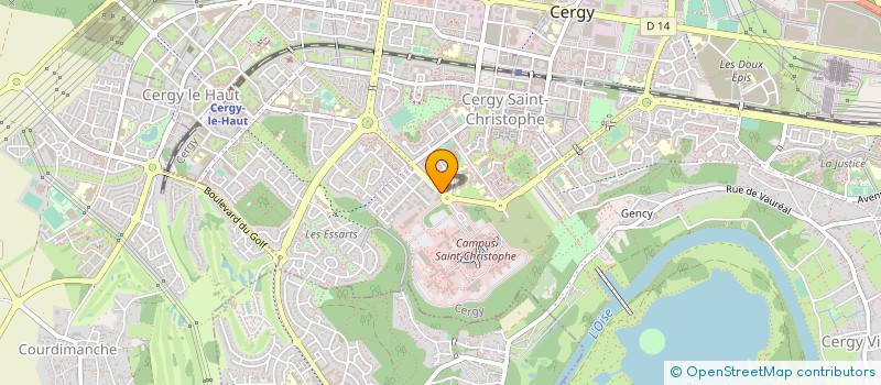 localisation de l'entreprise AGENCE 7  CERGY