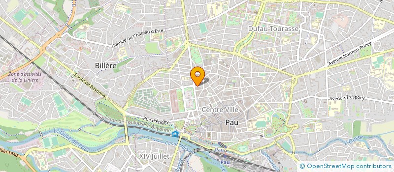 localisation de l'entreprise AGENCE A à PAU