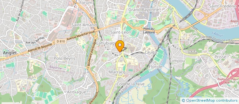 localisation de l'entreprise AGENCE A à BAYONNE