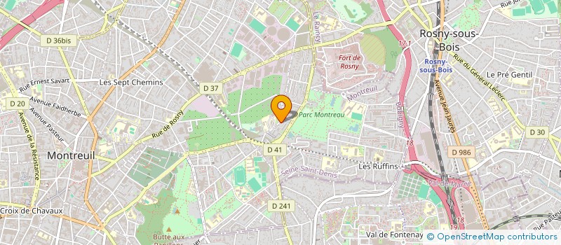 localisation de l'entreprise AGENCE A D R à MONTREUIL