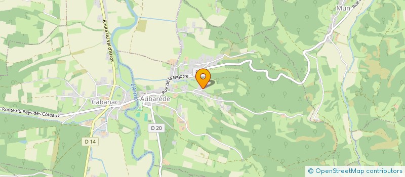 localisation de l'entreprise AGENCE AB VINS  AUBAREDE