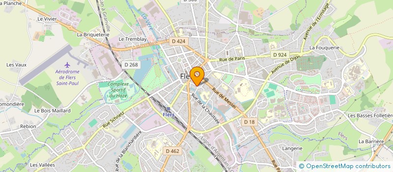 localisation de l'entreprise AGENCE ACSF IMMOBILIER à FLERS