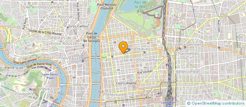 localisation de l'entreprise AGENCE ACTUELLE IMMOBILIERE  LYON