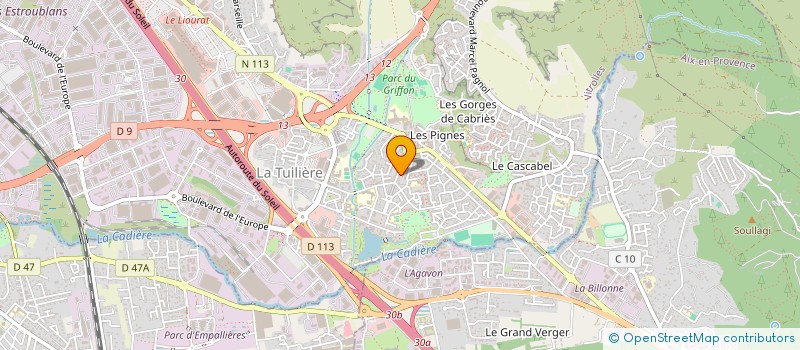 localisation de l'entreprise AGENCE ADMINISTRATIVE, LA DEMARCHE FACILE à VITROLLES
