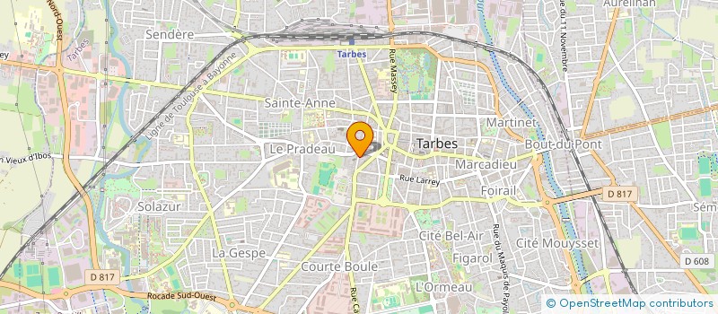 localisation de l'entreprise AGENCE ADOUR PYRENEES AQUITAINE  TARBES