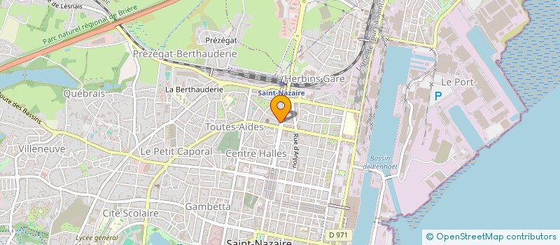 localisation de l'entreprise AGENCE ADRESSE MAISON SARL  SAINT-NAZAIRE