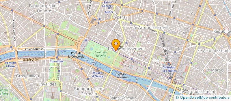 localisation de l'entreprise AGENCE ADRIEN IMMOBILIER  PARIS