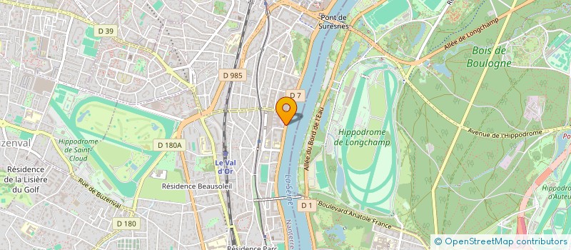 localisation de l'entreprise AGENCE AERONAUTIQUE D ASSURANCES à SAINT-CLOUD
